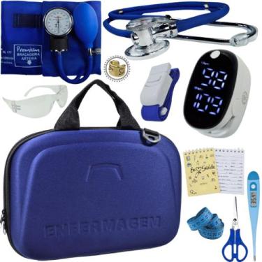 Imagem de Kit Enfermagem Maleta Completo Super Luxo + Monitor Glicose - Love Sau