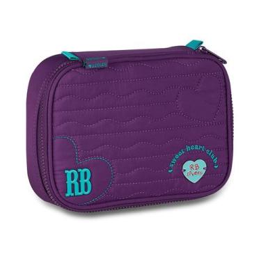 Imagem de Estojo Box Feminino Rebecca Bonbon Multiuso 36 elasticos - Clio, Roxo