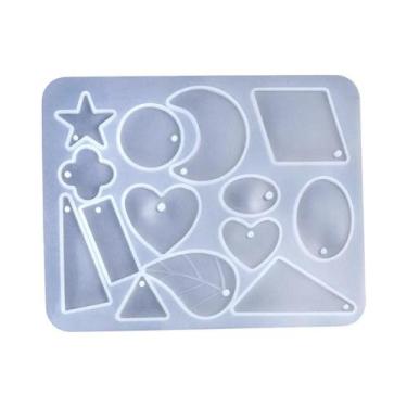 Imagem de Molde De Silicone Para Pingentes De Resina Epóxi UV DIY Para Fabricaçã