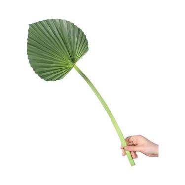Imagem de Ramo De Planta Artificial De Folha De Palmeira Verde De 23 Polegadas P