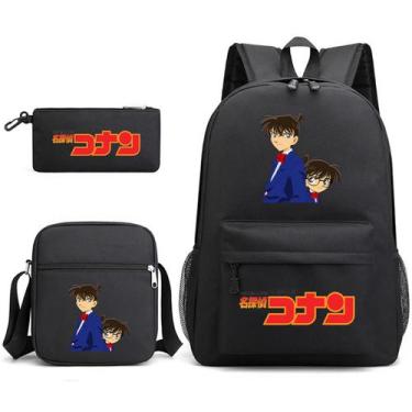 Imagem de Conjunto de mochilas Detectives Conans Conans Edogawas Kudous Shinichi