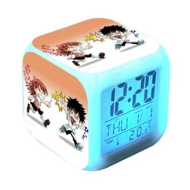 Imagem de Despertador Eletromagnético Científico Quadrado LED Digital - yiweisai
