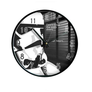 Imagem de Relógio de parede Stormtroopers Anime Silent Non Ticking 30cm - yiweis