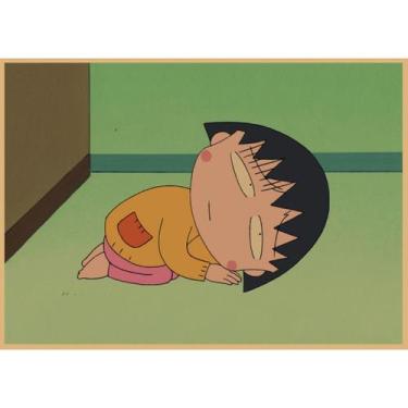 Imagem de Pôster de arte de parede decorativo Chibis MarukoChans Retro Anime - y