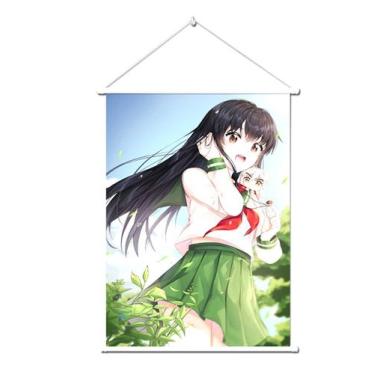Imagem de Pintura de parede em tela Inuyasha Higurashi Kagome Anime - yiweisai