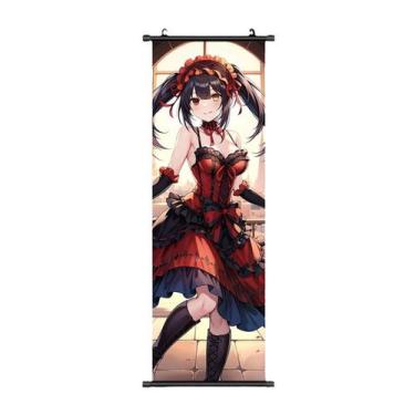 Imagem de Pintura de parede em tela Dates A Lives Tokisakis Kurumis Anime - yiwe