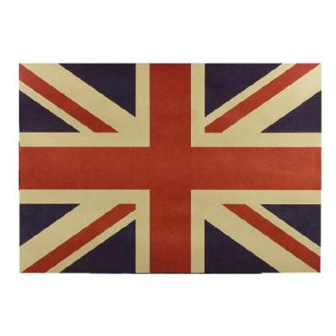 Imagem de Pôster UK Union Flag Retro Anime 51,5 x 36 cm, decoração de arte de pa