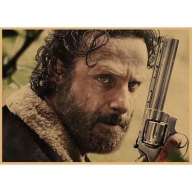 Imagem de Pôster: arte de parede, imagem, arte de anime, Rick Grimes, Walkings D