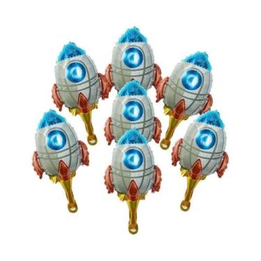 Imagem de Balões De Folha Com Tema Espacial 20 Peças Mini Astronauta Foguete Dec