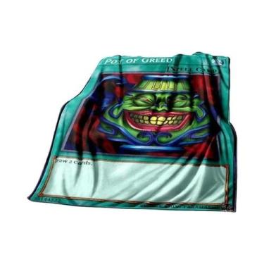 Imagem de Cobertor De Pelúcia Macio Yu Gi Oh Anime Dragão Branco De Olhos Azuis 