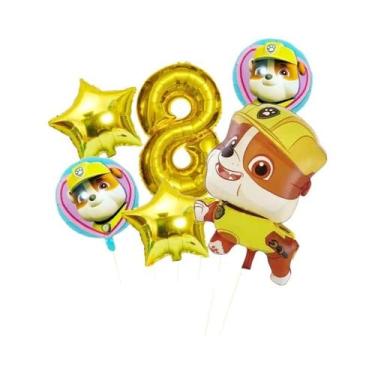 Imagem de Balões De Folha Com Tema Paw Patrol, 6 Peças, Decoração Para Festa De 