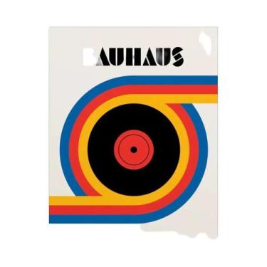 Imagem de Pôster De Arte Geométrica Bauhaus Do Meio Século Em Tela Para Decoraçã