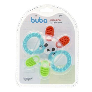 Imagem de Chocalho Mordedor Buba Coelhinho Multi Texturas Silicone
