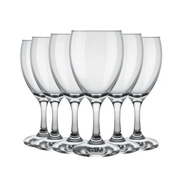 Imagem de Taça para Vinho e Água Windsor 300ml 6 Unidades - Nadir 7028 - Nadir F