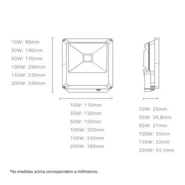 Imagem de Refletor Led Elgin 150W 6500K Preto