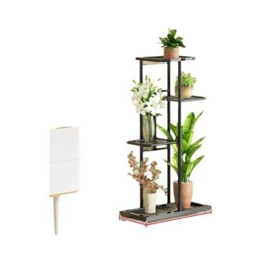 Imagem de Prateleiras De Ferro Para Plantas, Suporte Múltiplo Para Vasos De Flor