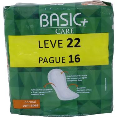 Imagem de Absorvente Basic + Care Suave sem Abas Leve 22 Pague 16