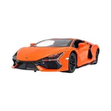 Imagem de Carro De Brinquedo Lamborghini Em Escala 1:24 Com Asa Traseira Eleváve