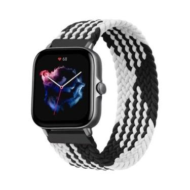 Imagem de Pulseira De Relógio Elástica Trançada De 20mm 22mm Para Amazfit GTS 2 