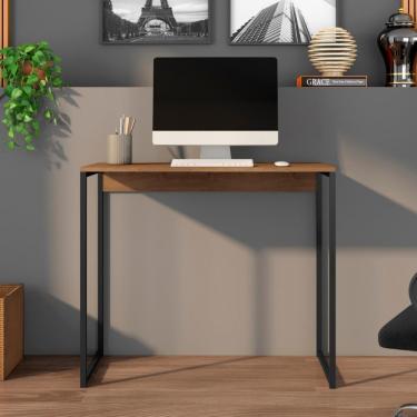 Imagem de Escrivaninha 90cm Manhattan Artefamol - Preto