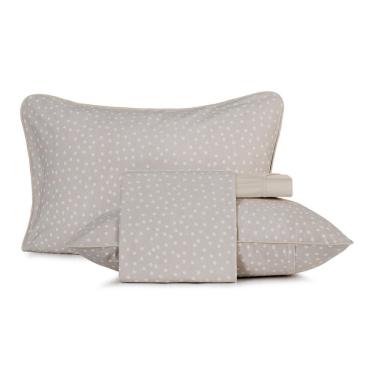 Imagem de Jogo De Cama King Altenburg 4 Peças Malha Fio Penteado Bits Mocha