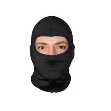 Imagem de Balaclava Proteção Uv Máscara De Pesca Esportiva Protetor Solar Para Ciclismo Mascara Preto