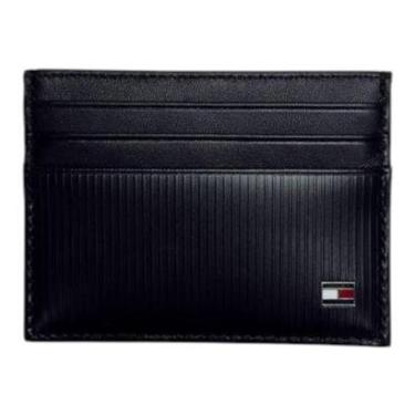 Imagem de Carteira Tommy Hilfiger Flag Cc Holder Masculino Preto-Masculino