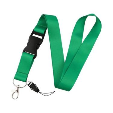 Imagem de Cordão De Pescoço Com Estampa De Borboleta E Lua, Suporte Para Crachá 