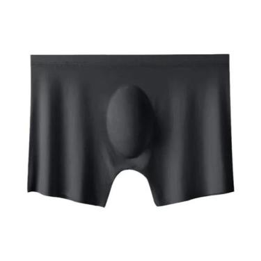 Imagem de Cuecas Boxer Masculinas Ultrafinas De Seda Gelada Para Verão - Kit Com