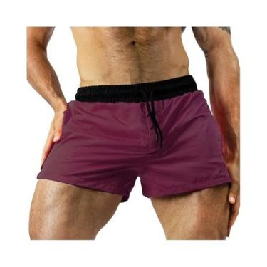 Imagem de Shorts Esportivos Masculinos Camuflados De Secagem Rápida E Respirávei