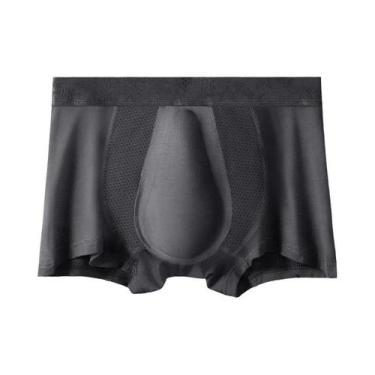 Imagem de Cuecas Boxer Masculinas Respiráveis Antibacterianas Em Modal Com Bolsa