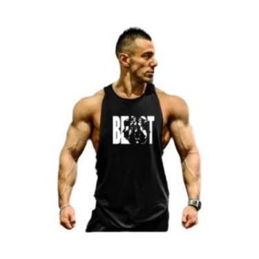 Imagem de Camiseta Regata Masculina Para Musculação, Fitness E Corrida Com Estam