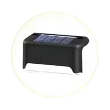 Imagem de Lâmpada Solar LED Branca Quente À Prova d'Água Para Degraus, Caminhos 