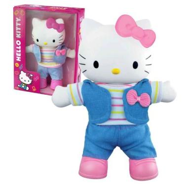 Imagem de Hello Kitty Fashion 28cm Boneca Vinil +3Anos Lider Brinquedos Modelos 