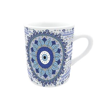 Imagem de Caneca de Porcelana Mandala Tpc para Bebidas 120ML Peça Decorativa Pode Ir ao micro-ond...