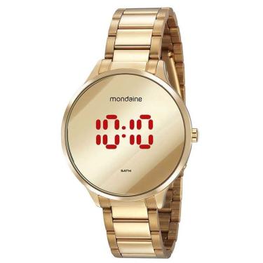 Imagem de Relógio Mondaine Feminino Dourado Espelhado 32060lpmvde1