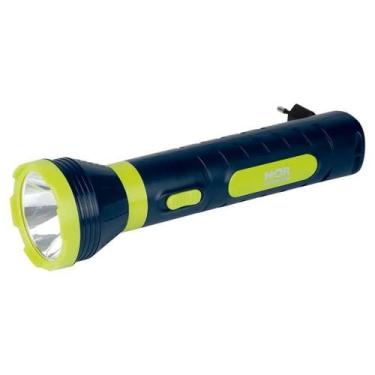 Imagem de Lanterna Power Led 140 Lúmens Recarregável - 9182 - Mor