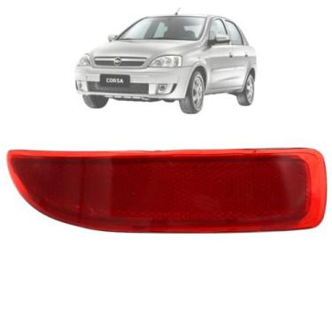 Imagem de Refletor Parachoque Traseiro Corsa Hactch 2003 2004 2005 2006 A 2012 -
