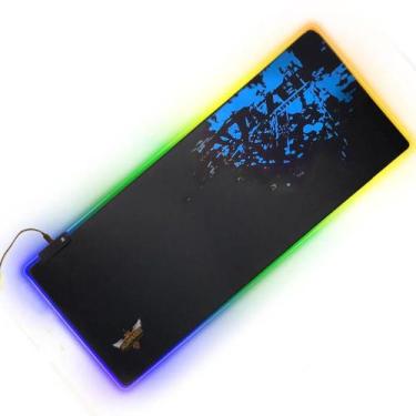 Imagem de Mouse Pad Gamer USB Em Led 79 x 30 Cm Desenho LOL - TOP TOTAL
