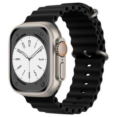 Imagem de Pulseira Silicone Oceano Compativel Apple Watch 42mm 44mm 45mm 49Mm - 