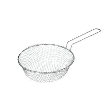 Imagem de Cesto Redondo em Aço Inox 21cm para Fritar Salgados - Wari