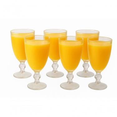 Imagem de Jogo de Taças Kit 12 Peças para Água Vinho Suco Licor em Vidro Lapidado Transparente para Mesa GMB