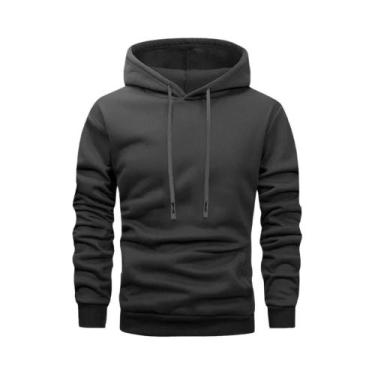 Imagem de Hoodies Oversized De Fleece Para Homens E Mulheres, Preto, Várias Core