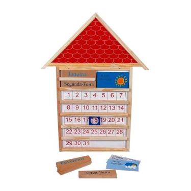 Imagem de Brinquedos Educativos - Casinha Calendário 805 X 610 X 20mm - Sonho de