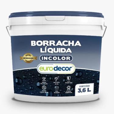 Imagem de Borracha Liquida 3,6 Litros Incolor - 03.01.01.0070 - EURODECOR