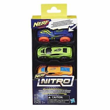 Imagem de Nerf Refil Nitro Carros C/3 - C0774/c0775 - Hasbro
