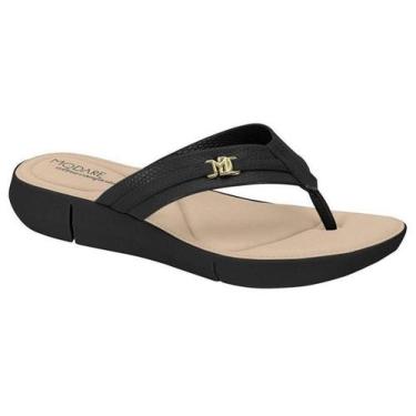 Imagem de Chinelo Feminino Modare Ultraconforto Ortopédico 7199104, Preto 01, 36