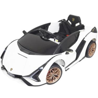 Imagem de Mini Carro Elétrico Infantil Criança 6V Lamborghini Sián Controle Remo