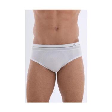 Imagem de Cueca Slip Algodão sem Costura Lupo 732-002, 1110, Branco, P-manequim 