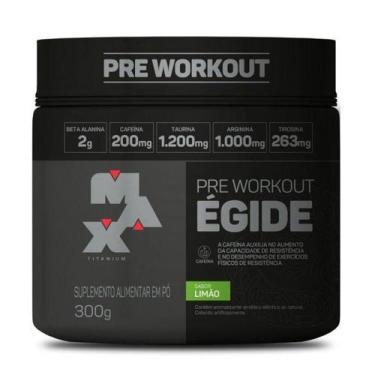 Imagem de Pré treino Égide em pó 300gr - Max Titanium, Açaí com Guaraná